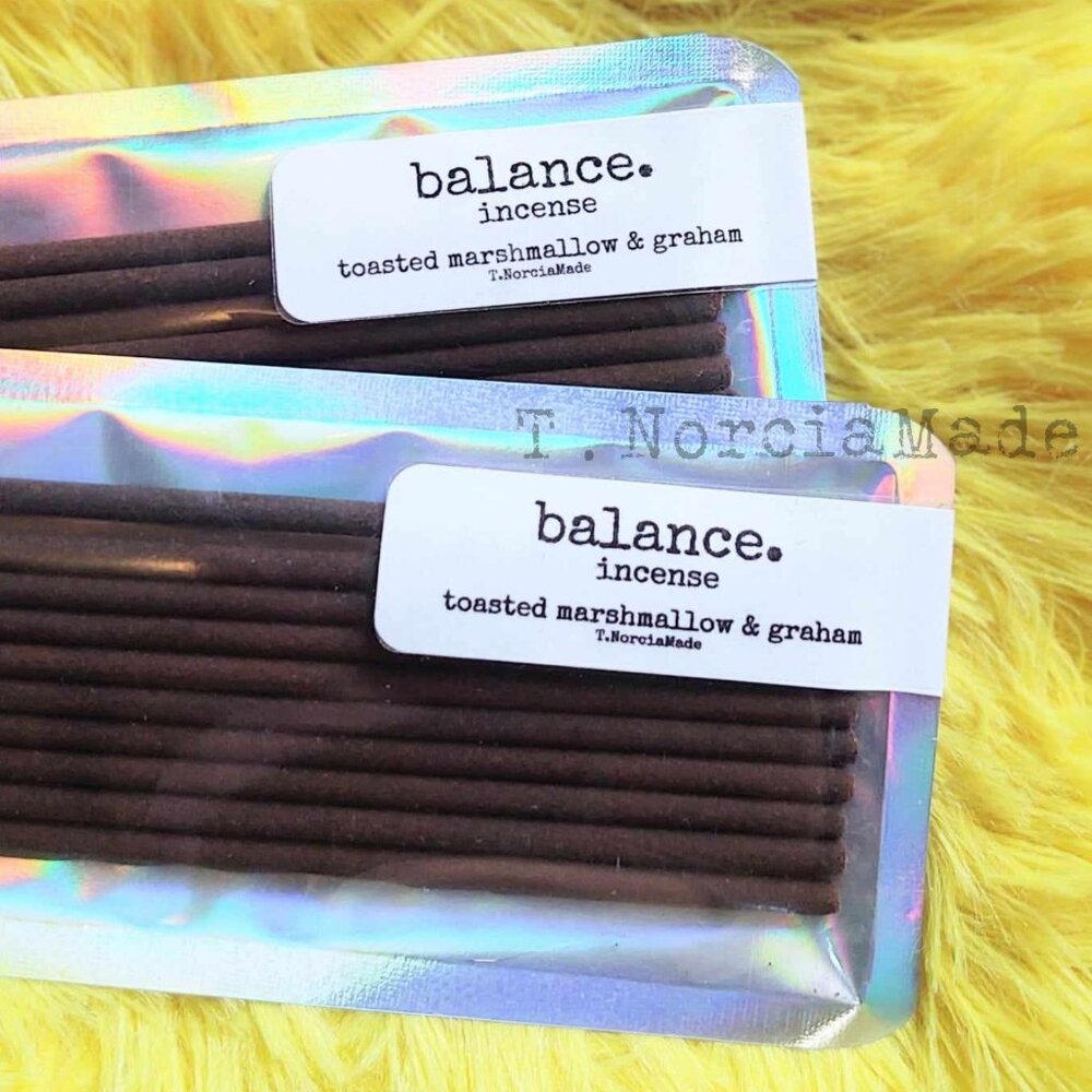 Balance Incense Sticks: Toasted Marshmallow & Graham
